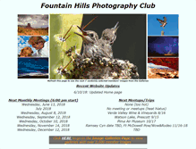 Tablet Screenshot of fhphotoclub.org